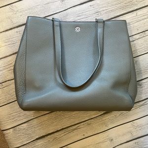 Dagne Dover - large Allyn tote - sage color